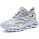 Men's Lightweight Striped Sports Shoes - Image 12