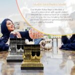 Premium Golden & Silver Kaaba Outdoor Resin Ornaments (Set of 2) - Image 5