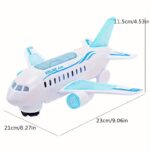 Interactive LED Electric Airplane Toy – Light & Sound (Ages 3+) - Image 4