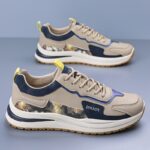 DINAOR Color-Block Chunky Athletic Shoes for Men - Image 2