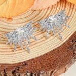 Dazzling Rhinestone Wing Earrings – Elegant Statement Jewelry - Image 8