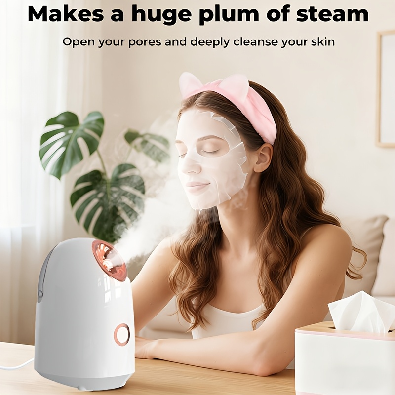 Facial Beauty Device Steam Facial | Ideal for Dry Skin Home SPA | Perfect Gift for Facial And Nose Care, Suitable for Both Men And Women | Great Choice for Home Use, Christmas And New Year Gift, Valentine's Day Present - Image 4