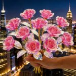 11pcs Everlasting Crystal Rose Bouquet - Image 7