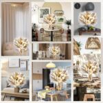 Large Dried Pampas Grass & Artificial Rose Bouquet (91/51pcs) - Image 7