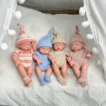 19cm Collectible Mini Reborn Doll – Realistic 3D Sleeping Toy - Image 4