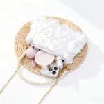 Elegant Rose Flower Evening Bag - Image 3