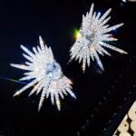 Dazzling Rhinestone Wing Earrings – Elegant Statement Jewelry - Image 9