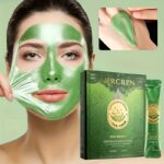 10pcs Sea Grape Collagen Moisturizing Facial Mask -10pcs Of Moisturizing, Alcohol Free, Suitable for All Skin Types, Containing Aloe And Vitamin E, Nourishing And Skin Care, Moisturizing And Tearing Facial Mask