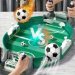 Kids' Portable Table Football Game Set, Parent-Child Versus Football Toy, 2-Player Competitive Puzzle Table Game, Durable PP Material, Independent Tabletop Design, Indoor Family Game, Kids' Party Toy, Christmas, Thanksgiving Gift, Soccer Board Game