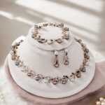 3-Piece Korean Pearl Jewelry Set (Necklace, Bracelet & Earrings - Image 6