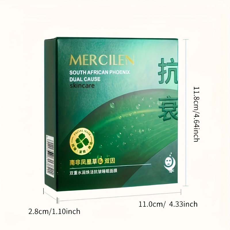 20pcs Collagen Double Sleep Mask, Pcscontaining Citric Acid, Centella Asiatica, Hyaluronic Acid And Sea Fennel, Moisturizing And Firming, Christmas Thanksgiving Gifts - Image 8