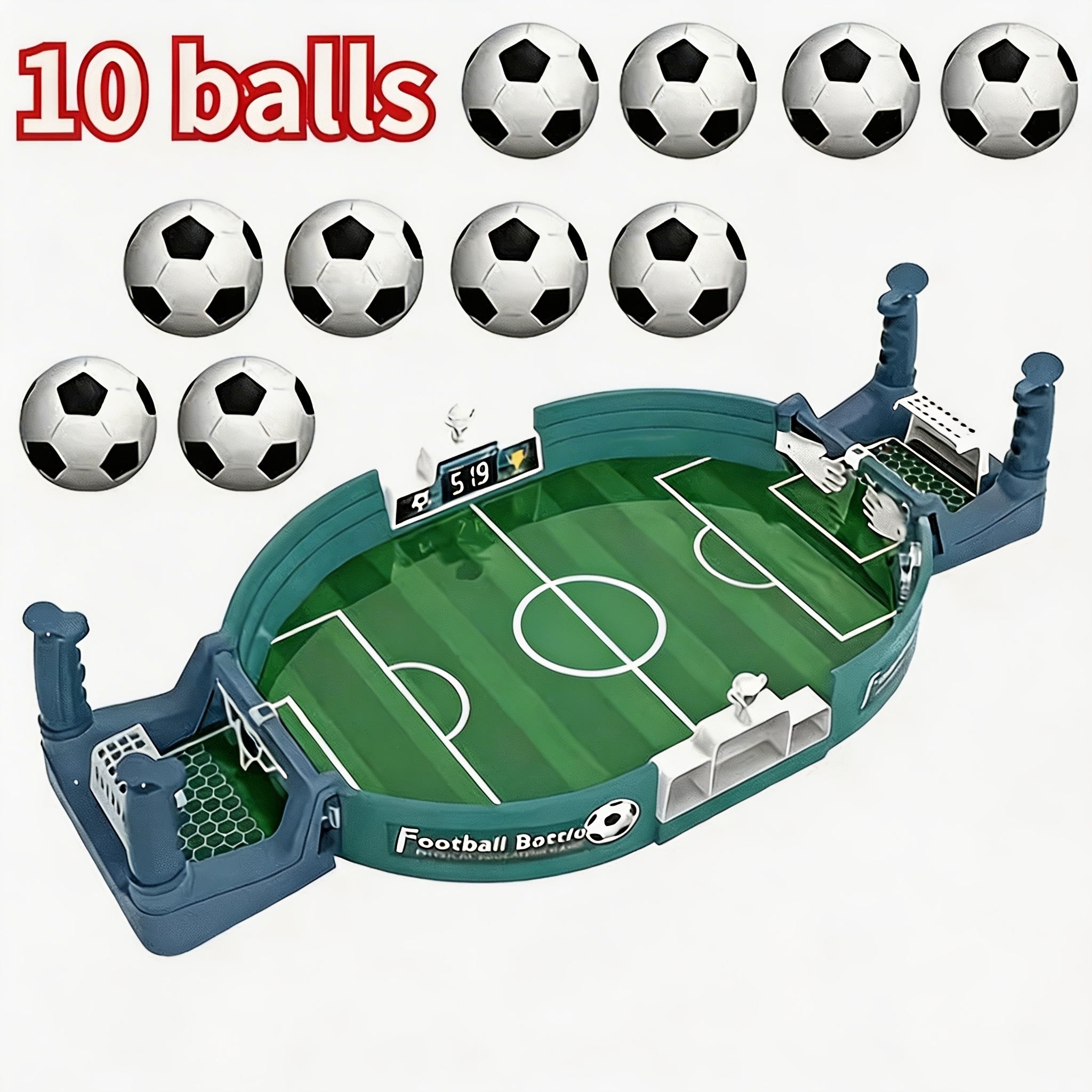 Kids' Portable Table Football Game Set, Parent-Child Versus Football Toy, 2-Player Competitive Puzzle Table Game, Durable PP Material, Independent Tabletop Design, Indoor Family Game, Kids' Party Toy, Christmas, Thanksgiving Gift, Soccer Board Game - Image 8