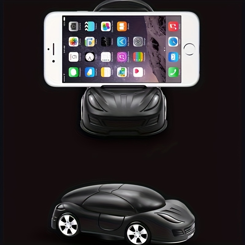 Car Model Phone Holder Set(1pc Phone Holder+1pc Shift Gears), Foldable Car Dashboard Phone Holder, 360 ° Rotating Universal Phone Holder, Car Accessories - Image 5