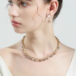 3-Piece Korean Pearl Jewelry Set (Necklace, Bracelet & Earrings - Image 5