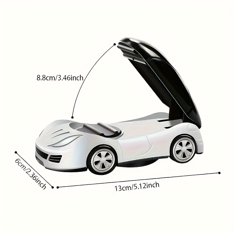 Car Model Phone Holder Set(1pc Phone Holder+1pc Shift Gears), Foldable Car Dashboard Phone Holder, 360 ° Rotating Universal Phone Holder, Car Accessories - Image 7