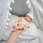 19cm Collectible Mini Reborn Doll – Realistic 3D Sleeping Toy - Image 7