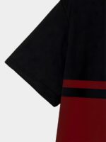 Men's Knitted Striped Crew Neck T-Shirt - Image 6