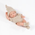 19cm Collectible Mini Reborn Doll – Realistic 3D Sleeping Toy - Image 2