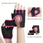 Half-Finger Fitness Gloves with Free Headband - Image 4