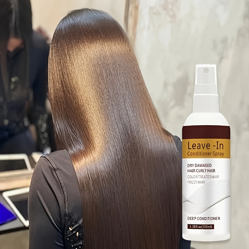 10-in-1 Leave-In Hair Conditioner Spray, Smooth And y Hair Spray - Contains Glycerin, Argan Oil, Keratin, Jojoba Seed Oil, Coconut Oil, And Aloe Vera. Heat Damage, Heat Resistant Up to 450°F, A Perfect Christmas Gift. - Image 2