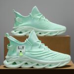 Men's Lightweight Striped Sports Shoes - Image 7