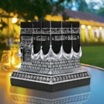 Two Golden And Silver Kaaba Outdoor Muslim Courtyard Decorations, High-Quality Resin Ornaments, Islamic Holiday Gifts, Middle Eastern National Day New Year Gifts