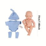 19cm Collectible Mini Reborn Doll – Realistic 3D Sleeping Toy - Image 3