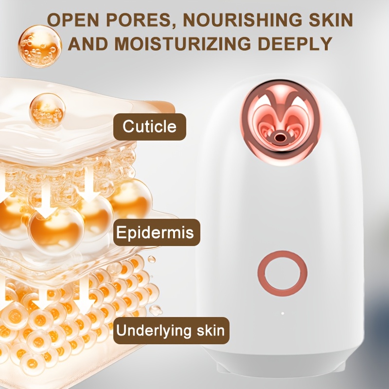 Facial Beauty Device Steam Facial | Ideal for Dry Skin Home SPA | Perfect Gift for Facial And Nose Care, Suitable for Both Men And Women | Great Choice for Home Use, Christmas And New Year Gift, Valentine's Day Present - Image 7