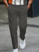 Men's Trendy Geometric Print 2-Piece Outfit Set - Image 3