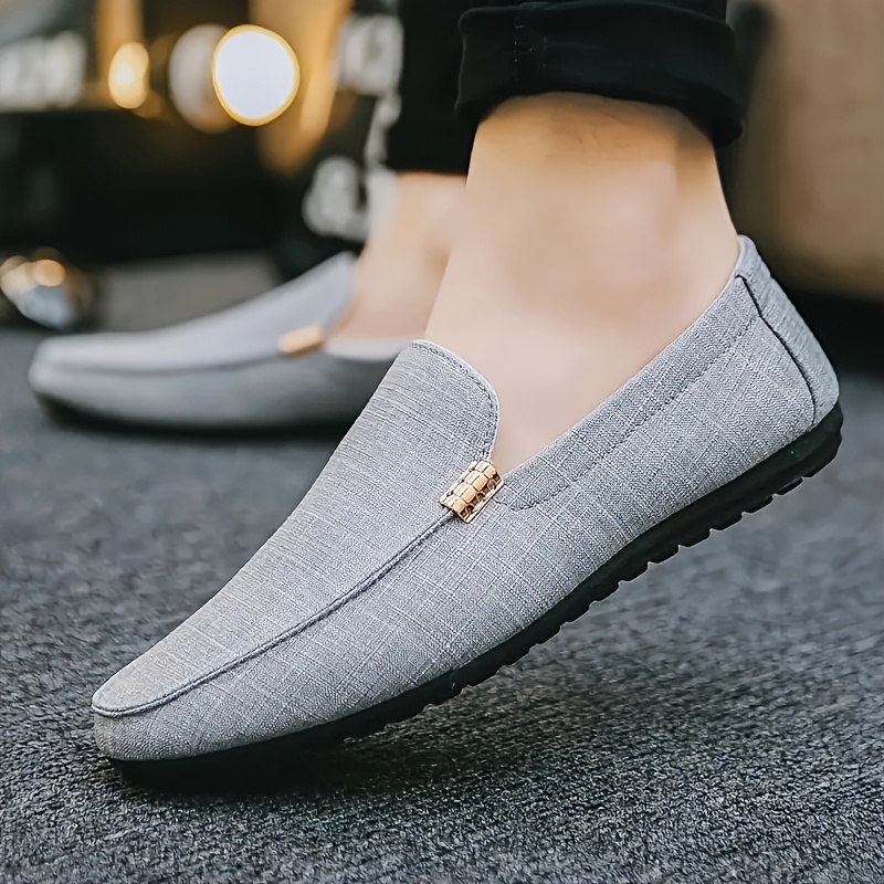 Zhenyuezu Autumn New Men's Fashionable and Simple Indoor Casual Shoes, Home Shoes, Lightweight Business Casual Loafers - Image 3