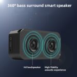 4-in-1 Mini Alarm Clock Speaker - Image 13