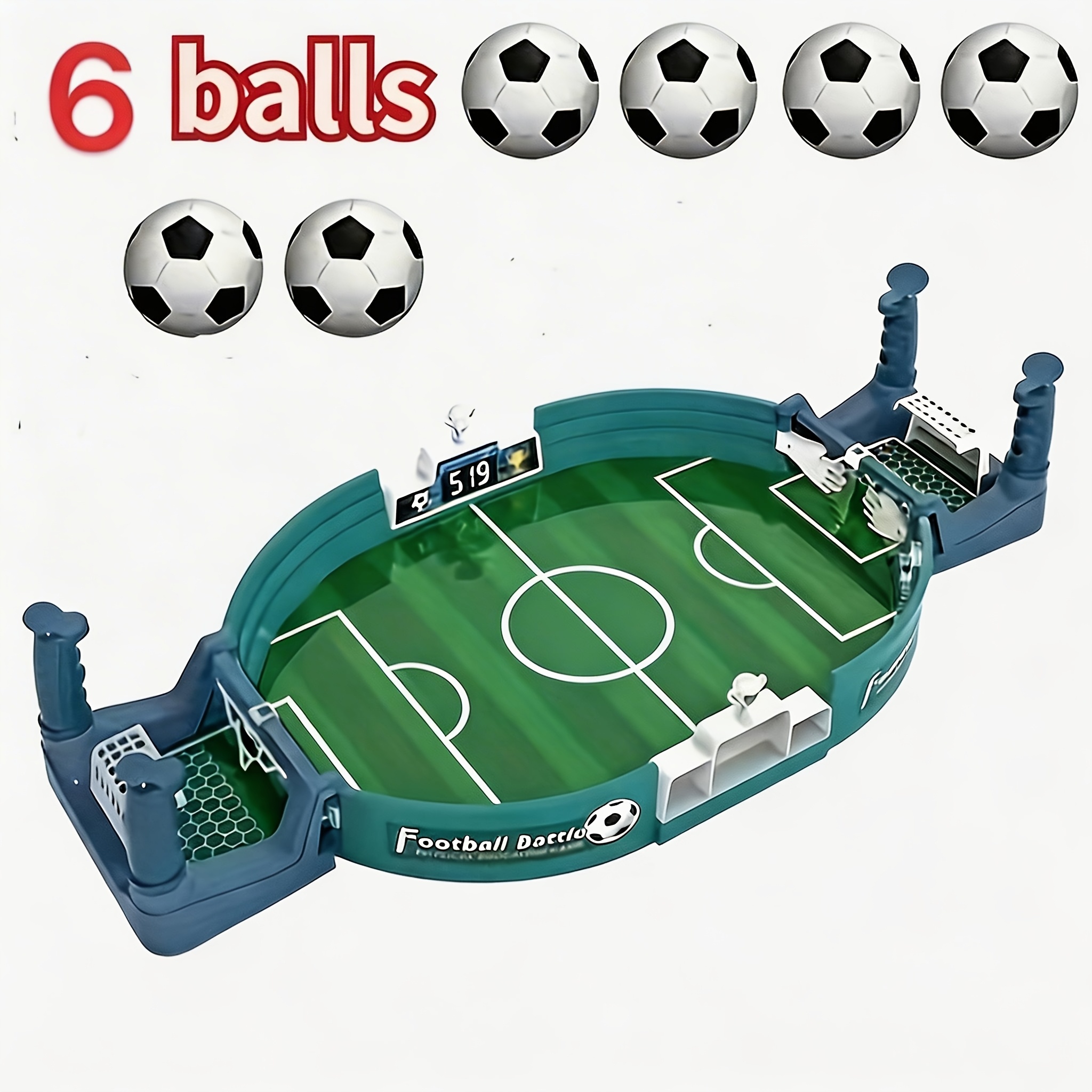 Kids' Portable Table Football Game Set, Parent-Child Versus Football Toy, 2-Player Competitive Puzzle Table Game, Durable PP Material, Independent Tabletop Design, Indoor Family Game, Kids' Party Toy, Christmas, Thanksgiving Gift, Soccer Board Game - Image 6