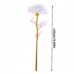 Gold-Plated Artificial Crystal Rose - Image 4