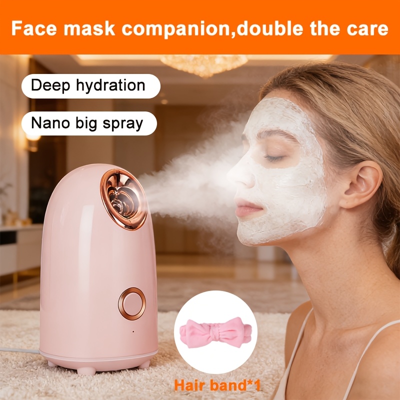 Facial Beauty Device Steam Facial | Ideal for Dry Skin Home SPA | Perfect Gift for Facial And Nose Care, Suitable for Both Men And Women | Great Choice for Home Use, Christmas And New Year Gift, Valentine's Day Present - Image 5