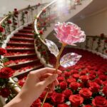 11pcs Everlasting Crystal Rose Bouquet - Image 5