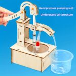 [DIY Science Experiment Kit] DIY Science Experiment Kit - Manual Water Pump & Well Pressure System | Hands-On Hands-Free Pumping, Pressure Gauge & Tube | Educational Physics/Hydraulics Learning, STEM for Schooling & Class