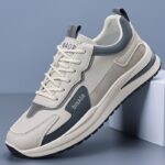 Casual Athletic Shoes for Men Featuring a Color Block Design And Chunky Style, Equipped with DINAOR Details. They Have a Lightweight, Non-Slip Sole Suitable for Everyday Use And Street Fashion