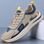 DINAOR Color-Block Chunky Athletic Shoes for Men - Image 3