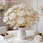 Gold-Plated Artificial Crystal Rose - Image 5