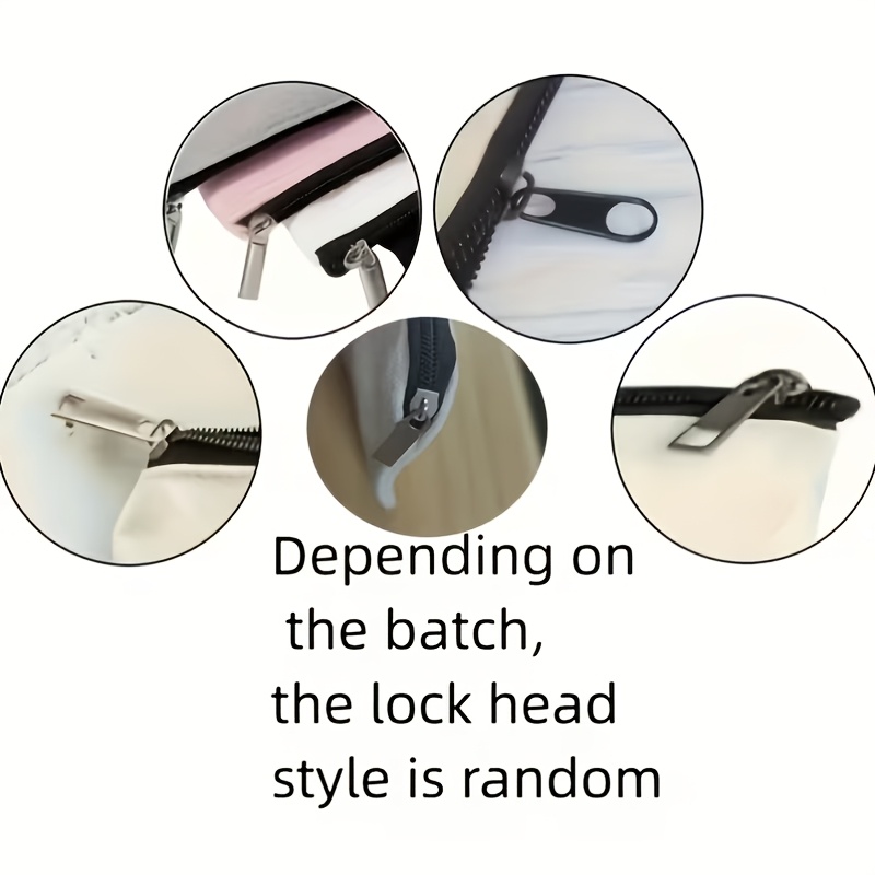 A Single Portable Bag Featuring a Golden Palette, Brushes, Lipstick, Eyeshadow, Foundation, Blush, And Setting Powder Design. It'S Lightweight, Foldable, Zippered, And Makes a Perfect Gift for Makeup Lovers with Its 2D Flat Print - Image 6