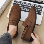 British-Style Men's Slip-On Dress Loafers - Image 5