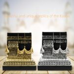 Premium Golden & Silver Kaaba Outdoor Resin Ornaments (Set of 2) - Image 4