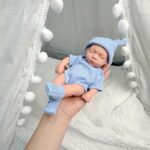 19cm Collectible Mini Reborn Doll – Realistic 3D Sleeping Toy - Image 6