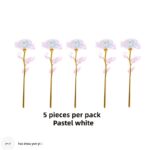 Gold-Plated Artificial Crystal Rose - Image 6