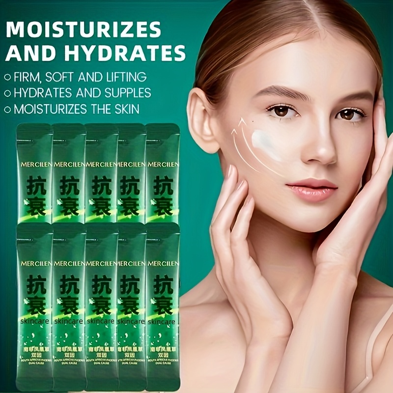 20pcs Collagen Double Sleep Mask, Pcscontaining Citric Acid, Centella Asiatica, Hyaluronic Acid And Sea Fennel, Moisturizing And Firming, Christmas Thanksgiving Gifts - Image 3