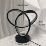 LED Desk Lamp • Aluminum Art Lamp • Eye-Protecting Lamp • Three-Color Adjustable Light • Dimmable Desk Lamp • Suitable for Office, Living Room, Bedroom • Used for Reading, Studying, Work Desk, Table Lamp, Living Room Lamp, Bedroom Light