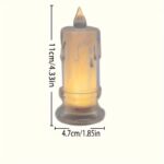 4-Pack Realistic Flickering LED Candles" - Image 4