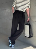 Men's Premium Ice Silk Draped Suit Pants - Image 5