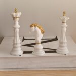 3pcs Luxury Golden & Black Chess Set - Image 6