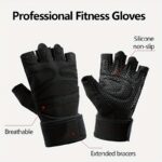 Unisex Breathable Half-Finger Sports Gloves - Image 8